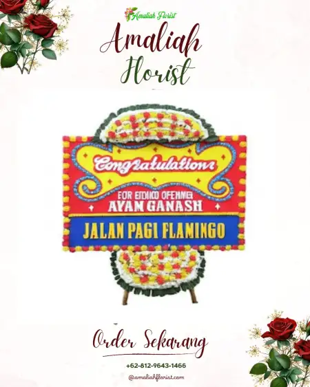 Sewa Papan Bunga Sukahati Cibinong